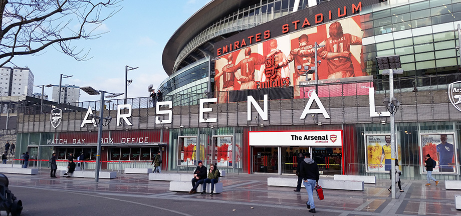 Arsenal FC Emirates stadium
